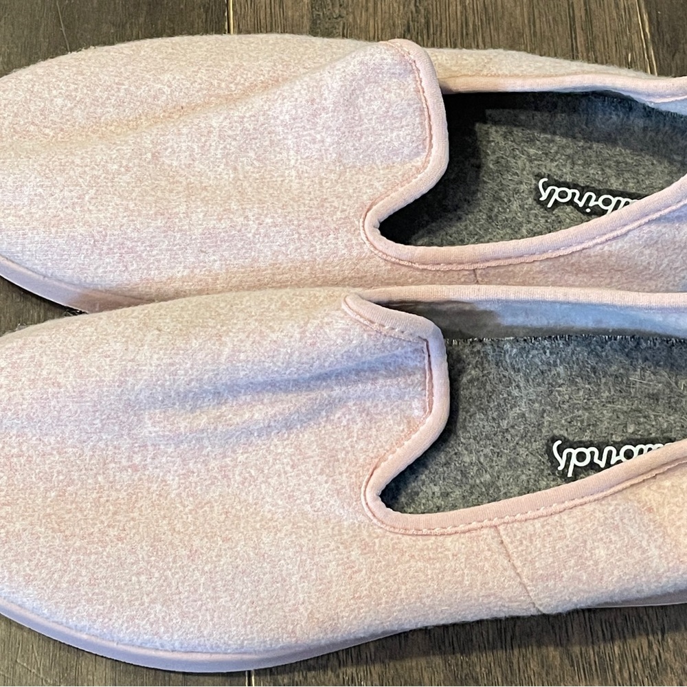Allbirds Wool Loungers Slip-On Sneakers Women’s 6 Calm Taupe Pink Merino Wool - Picture 3 of 6